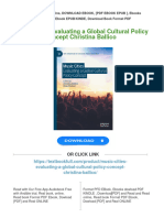 PDF Music Cities: Evaluating A Global Cultural Policy Concept Christina Ballico Download