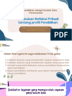 Melakukan Refleksi Pribadi Tentang Profil Pendidikan - Noviarani