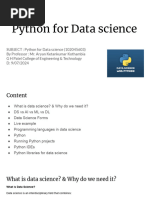 Python For Data Science