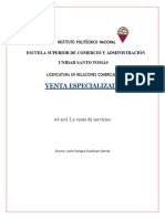 La Venta de servicios-LPGL