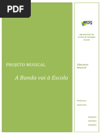 A Banda Vai À Escola: Projeto Musical