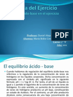 Fisiología Del Ejercicio - Equilibrio Acido-Base