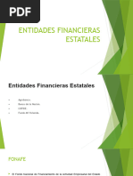 Entidades Financieras Estatales 1