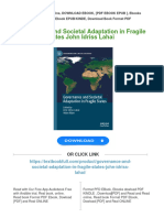 PDF Governance and Societal Adaptation in Fragile States John Idriss Lahai Download