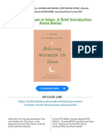 Get Believing Women in Islam. A Brief Introduction Asma Barlas Free All Chapters