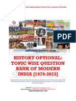 Modern History Topic Wise Question Bank 1979 2023 2024 07 18 15