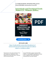 Handbook of Nutraceuticals and Functional Foods 3rd Edition Robert E.C. Wildman (Editor) 2024 Scribd Download