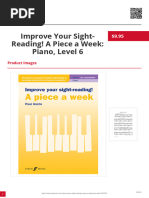 Improve Your Sight Reading A Piece A Week Piano Level 6