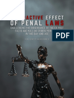 Retroactive Effect of Penal Laws (A Case Study by Sam Joel Nang, JD)