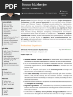 Sourav Mukherjee 16+ Project Management