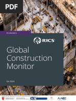 RICS - Global COnstruction Monitor Q4 2023