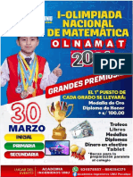 Base y Temario I Olimpiada Nal. Matemática Ingenieros Unu-2024