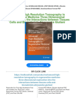 Get Advanced High Resolution Tomography in Regenerative Medicine Three Dimensional Exploration Into The Interactions Between Tissues Cells and Biomaterials Alessandra Giuliani Free All Chapters