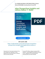 (FREE PDF Sample) Human Simulation Perspectives Insights and Applications Saikou Y. Diallo Ebooks