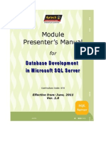 373 - Module PM - DB Dev MS SQL Server - v1.0