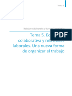 Tema 5. Economía Colaborativa y Relaciones Laborales