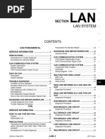 Lan SISTEMA DE COMUNICACION DE NISSAN VERSA 2011