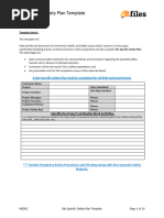 Site Specific Safety Plan trt5jw