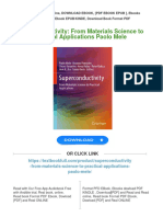 (FREE PDF Sample) Superconductivity: From Materials Science To Practical Applications Paolo Mele Ebooks