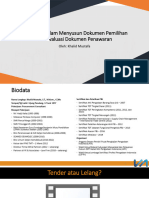 Titik Kritis Dalam Menyusun Dokumen Pemilihan Dan Evaluasi Penawaran