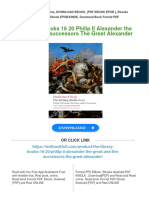 The Library Books 16 20 Philip II Alexander The Great and The Successors The Great Alexander 2024 Scribd Download