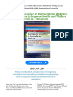 Get Reimagining Innovation in Humanitarian Medicine Engineering Care To Improve Health and Welfare Krish W. Ramadurai Free All Chapters