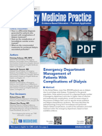 Dialysis Complications Emergency Medicine