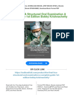 (PDF Download) The Final FRCA Structured Oral Examination A Complete Guide 1st Edition Bobby Krishnachetty Fulll Chapter