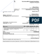 Lotion Invoice