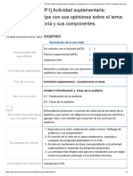 Examen - (ACDB2-35%) (SUP1) Actividad Suplementaria - Interactúe y Participe Con Sus Opiniones Sobre El Tema - Hallazgo de Auditoría y Sus Componentes - G