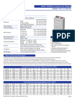 PMI - 4OPzV200 2V200Ah Specification