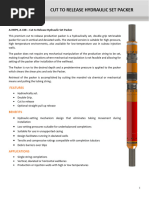 A-Hrp9 Cut To Release Hydraulic Set Packer