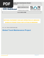 Method Statement For Safe Operation of Abrasive Wheels 0 Power Tools For Cutting 0 Grinding