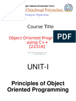 Oop Unit 1