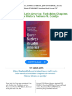 PDF Queer Natives in Latin America: Forbidden Chapters of Colonial History Fabiano S. Gontijo Download