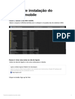 Tutorial de Instalação Do Servidor Mobile
