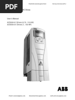 Abb Acs 550-01 Drives 0.75 110 KW - X1-Reve User Manual