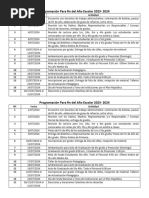 Programación para Fin Del Año Escolar 2023-2024