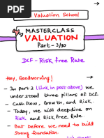 Valuation Masterclass 3 - Risk Free Rate