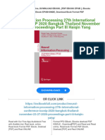 Neural Information Processing 27th International Conference ICONIP 2020 Bangkok Thailand November 23 27 2020 Proceedings Part III Haiqin Yang