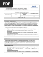 Programa de Mantenimiento Industrial 2024