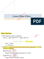 Linear Phase Filters