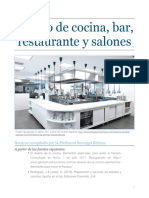 Recurso 1. Diseño de Cocina, Bar, Restaurante y Salones