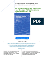 Full Download Hydrogen Volume II: Its Technology and Implication: Transmission and Storage. Transmission and Storage First Edition Cox PDF