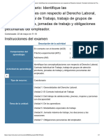 Examen - (AAB01) Cuestionario - Identifique Las Conceptualizaciones Con Respecto Al Derecho Laboral, Cont