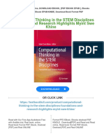 Get Computational Thinking in The STEM Disciplines Foundations and Research Highlights Myint Swe Khine Free All Chapters