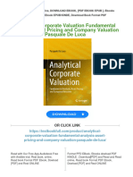 Get Analytical Corporate Valuation Fundamental Analysis Asset Pricing and Company Valuation Pasquale de Luca Free All Chapters