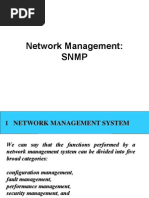 Network Management: SNMP