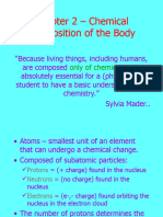 Chapter 2 - Chemical Composition of The Body