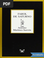 Farol de Saturno - Antonio Martinez Sarrion